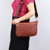 Versatile and Lightweight Single Shoulder Waist Bag with Grid Pattern Woven Mobile Phone Bag, Large Capacity Women's Crossbody Bag