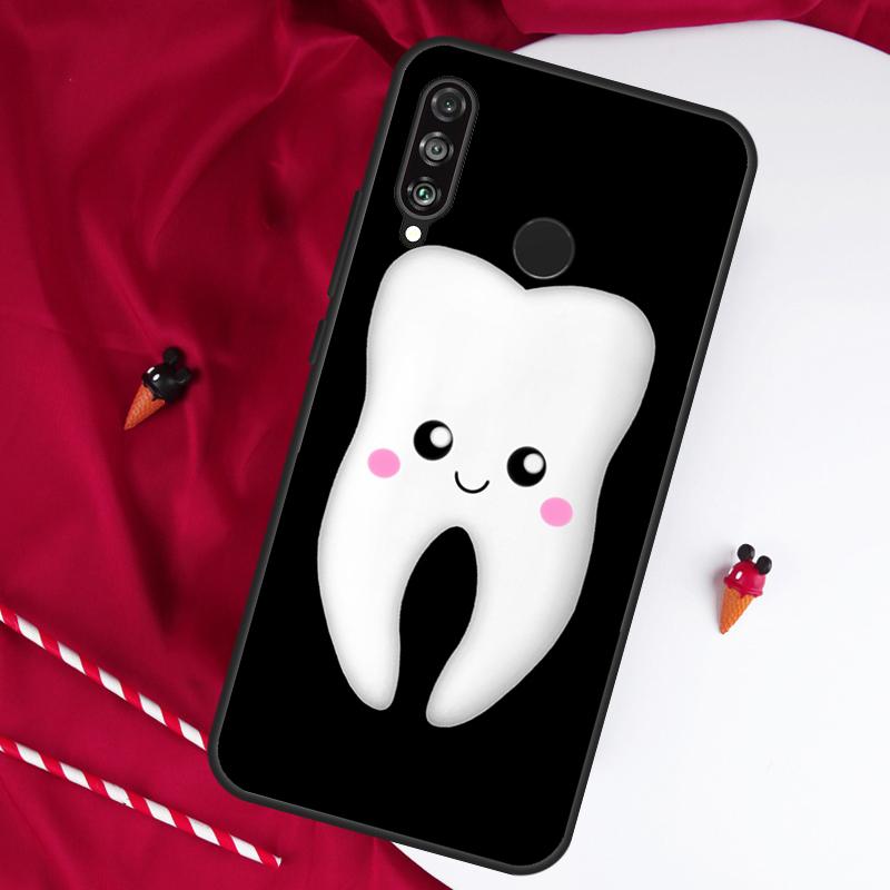 Dentist Tooth Pattern For Huawei Nova Y61 Y91 Y73 Y72 Y90 Y70 Y60 12s 12i 11i 8i 9 10 SE P60 P30 Pro P40 Lite Case