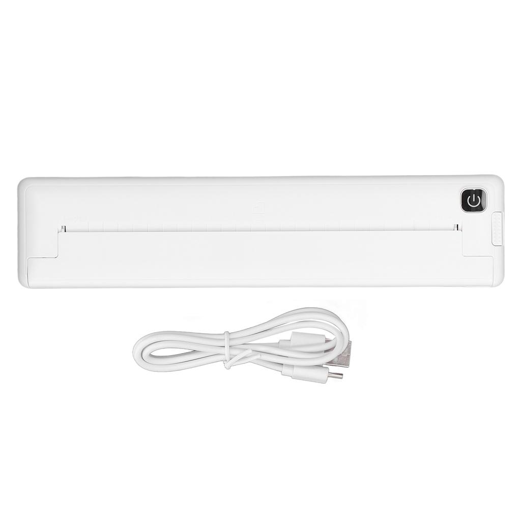 A4-Thermodrucker, 200 dpi, tragbarer Mini-Bluetooth-wiederaufladbarer tintenloser Thermodrucker für das Schulbüro