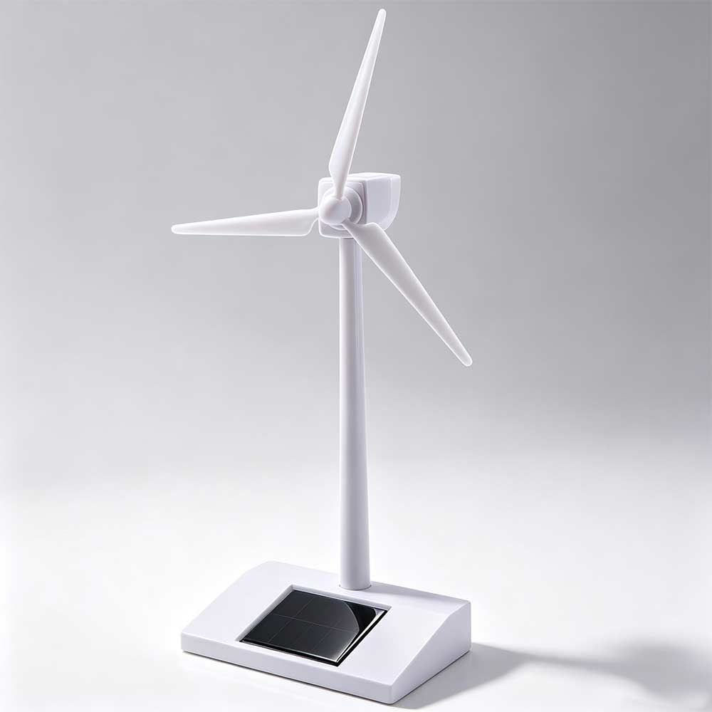Turbine Science Toys Building Toy Solar Powered 3D Windmill Windmill Toy Windmill Model Puzzle Toys