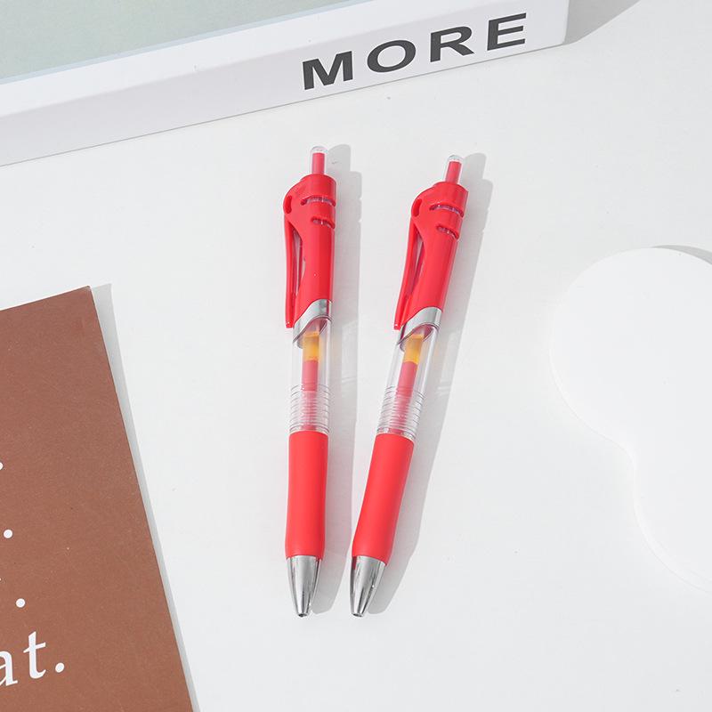 K35 Click-Action Ballpoint Pen - Red/Black/Blue, Bullet Tip, Carbon Fiber, for Office & Students