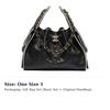 CHANEL Calfskin Shoulder Bag Small Women's Black AS5293-B24123-U9622