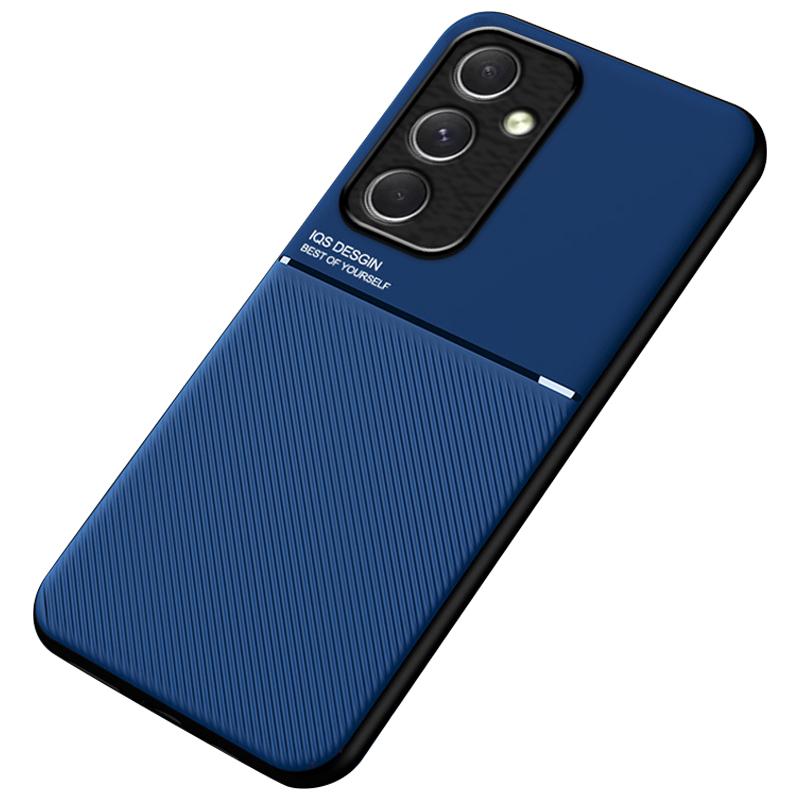 Für Samsung Galaxy A55 5G Hülle Leder Rückseite Handyhülle Unterstützung Magnetische Autohalterung