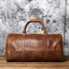 Leather Travel Bag Horse Leather Handbag Top Layer Cowhide Business Trip Shoulder Bag