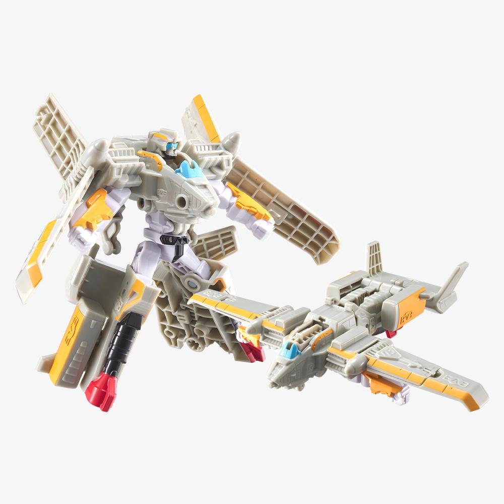 [young toys] Tobot V Mini Jet Thunder Transforming Robot Action Figure