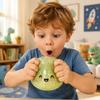 Glitter Dumplings Squeeze Toy with Steamer Stress Relief Toy New Decompression Toy  Relaxation Tool