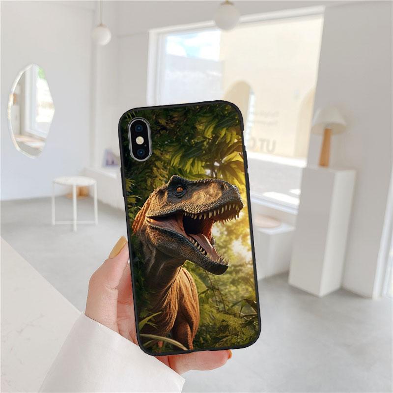 LO31 Dinosaur Soft Shell Phone Case for Redmi Note 13 14 Pro+ Plus A3 A3X 13X 13C 13R 14S 14C 14R