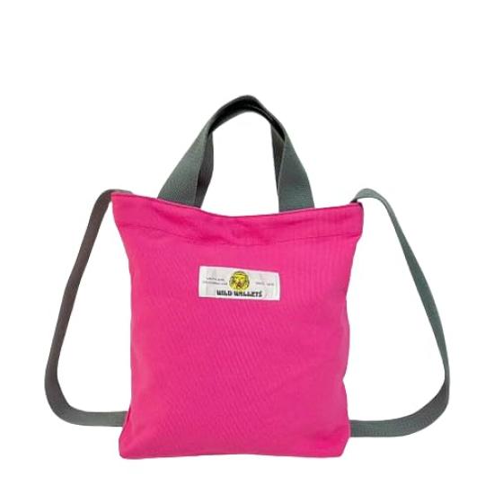

Сумка-тоут WW CANVAS 2WAY TOTE Кроссбоди [Wild Wallet] (Хлопковый холст, 16 унций) [WW-005 / СУМКА] 15_PNK
