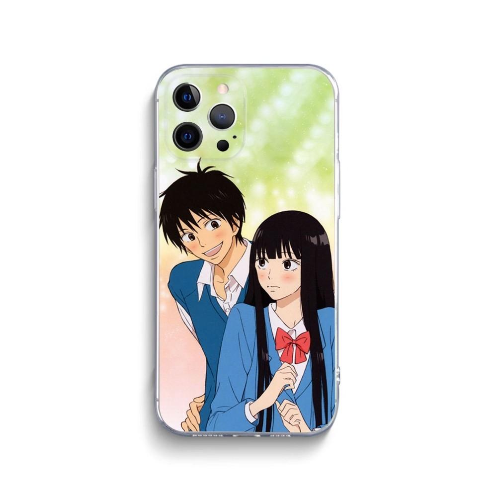 Kimi ni Todoke Sawako Phone Case For iPhone 15,14,13,12,11 Plus,Pro,Max,XR,XS,X,7,8 Plus,SE,Mini Transparent Silicone Soft