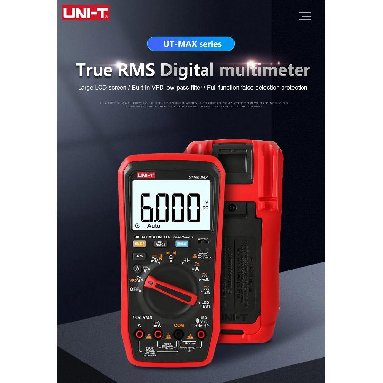 UNI T Professional Digital Multimeter Tester UT15B MAX 1000V AC DC Voltage Meter Capacitor Tester True RMS Electric Multi Meter
