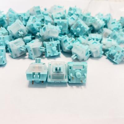 HMX Blue Star Silent Switch Tactile 5 Pins Mechanical Keyboard Accessories RGB POM PC PA66 Mute Swith Factory Lubed for Hot Swap