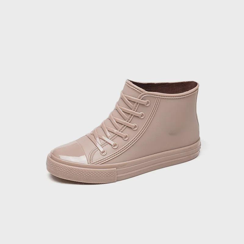 Dámské nepromokavé ležérní nízké holínky - Trendy protiskluzová obuv pro venkovní nošení