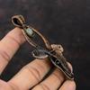 Green Aventurine Pendant Copper Wire Wrapped Pendant Handmade Jewelry Gemstone Pendant Copper Jewelry For Gift Very Pretty Bull Face Pendant