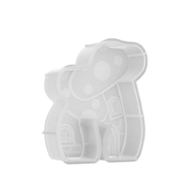 Mushroom House Silicone Molds for Candle Soap Mushroom Shape Silicone Molds Gypsum Silicone Molds for Home Decoration