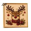 Cozy Autumn Home Decoration Halloween Faux Pearl Painting Kit Cute Ghost 3D Art DIY Reusable Decorative Wall Kit for Adults Christmas Craft Festive