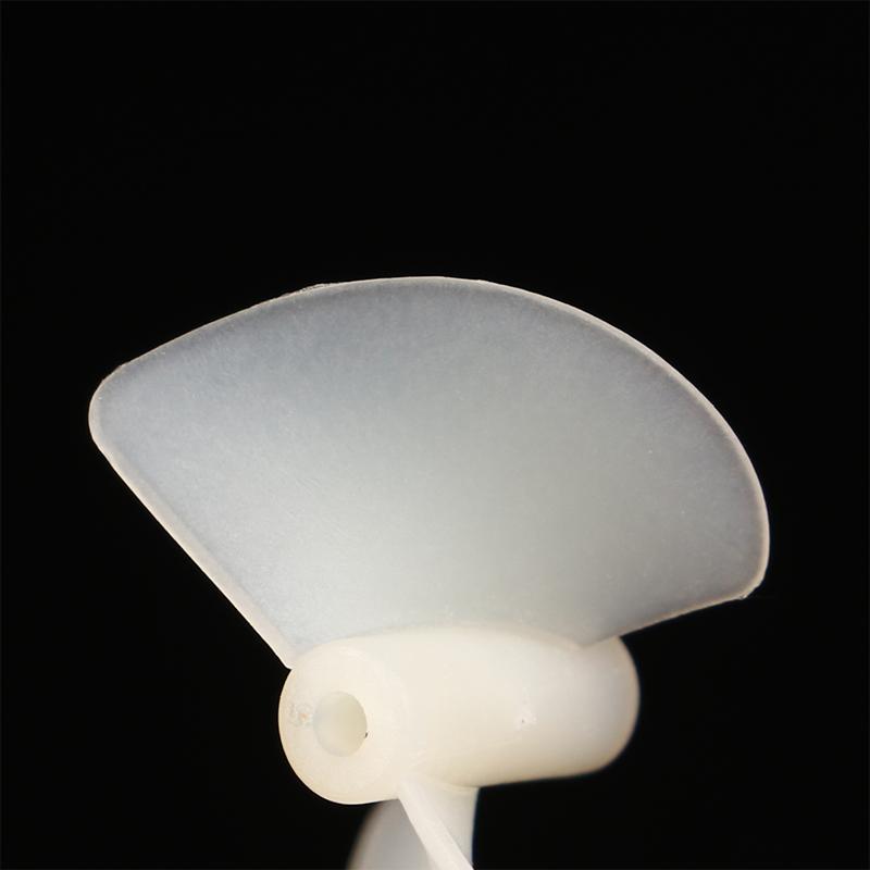 2 Pairs D22Mm/26Mm Cw/Ccw Electric Nylon Prop Screw Diy White Two Leaf Propellers For Rc Boats Models 2Mm Shaft