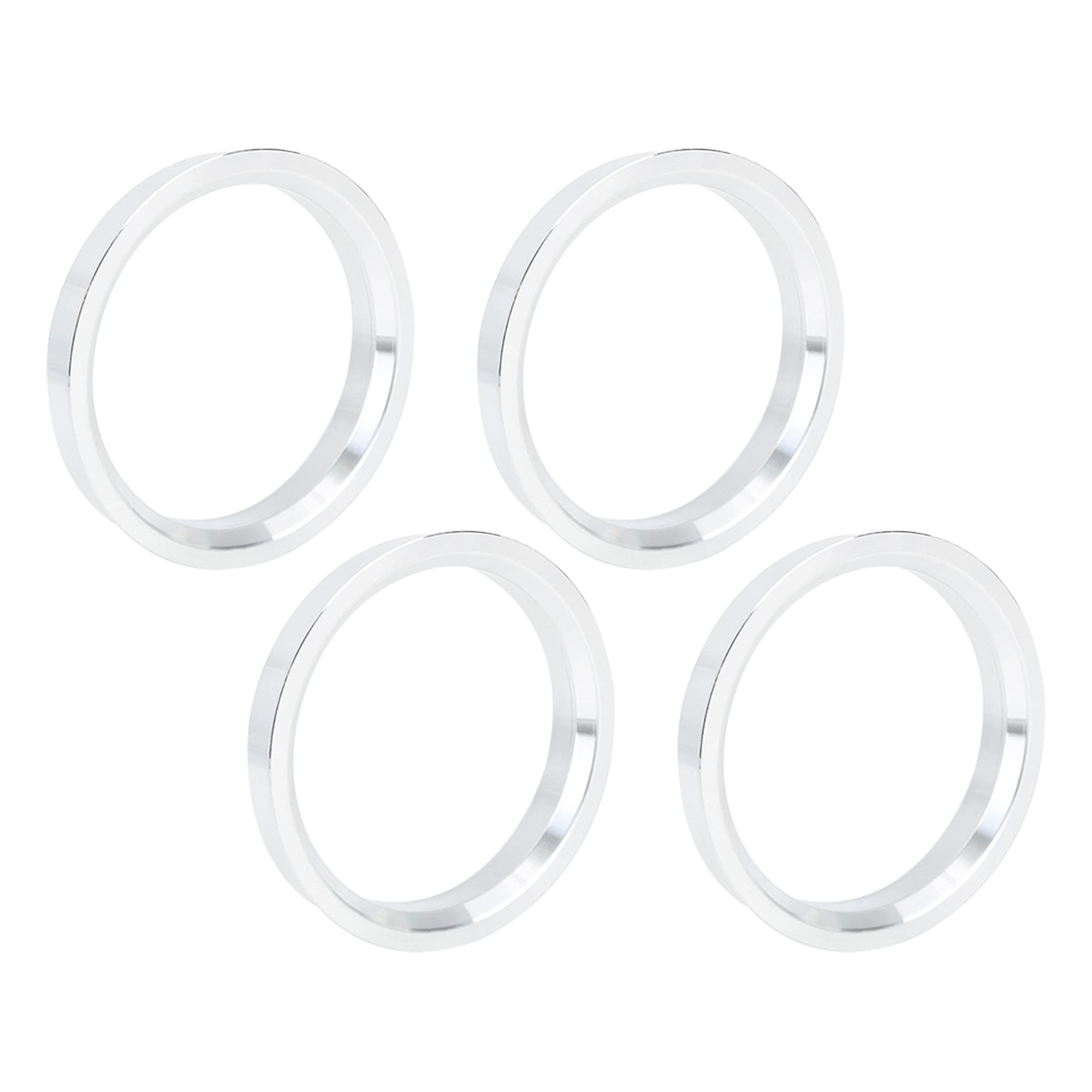 

uxcell Hub Ring, 2.6 inch (67.1 mm) / 2.6 inches (65.1 mm), Wheel Hub 67.1-65.1mm срібний