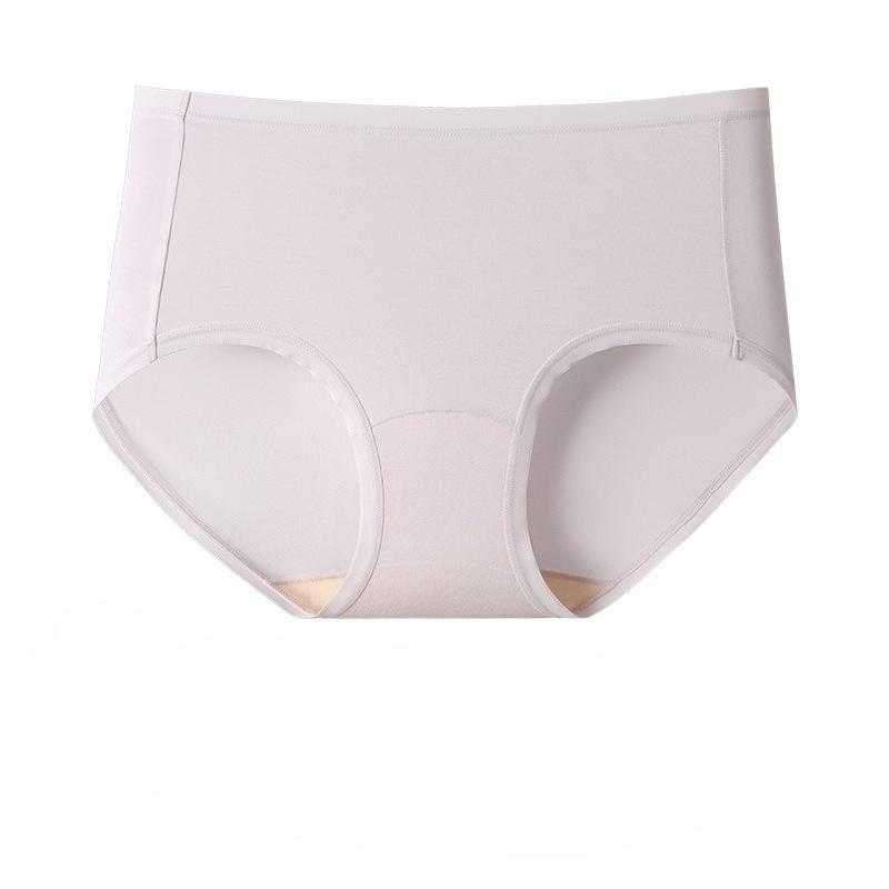Modal Underwear Women's Medium and High Waist Pure Cotton Extended Crotch New Seamless Breathable Women's Briefs