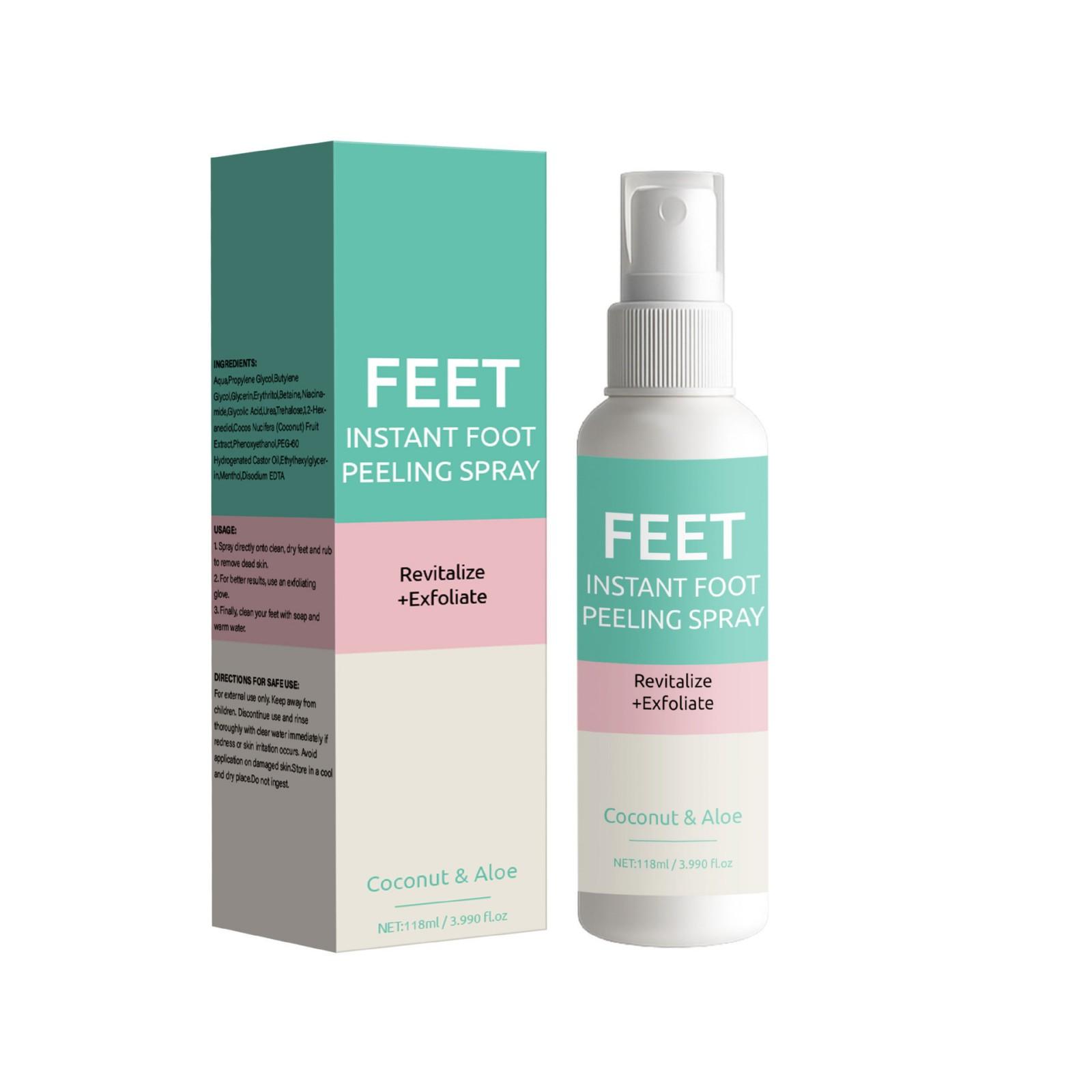 

Foot Scrub Spray, Foot Exfoliating Spray, Foot Callus Remover, Foot Care 118ml One Size