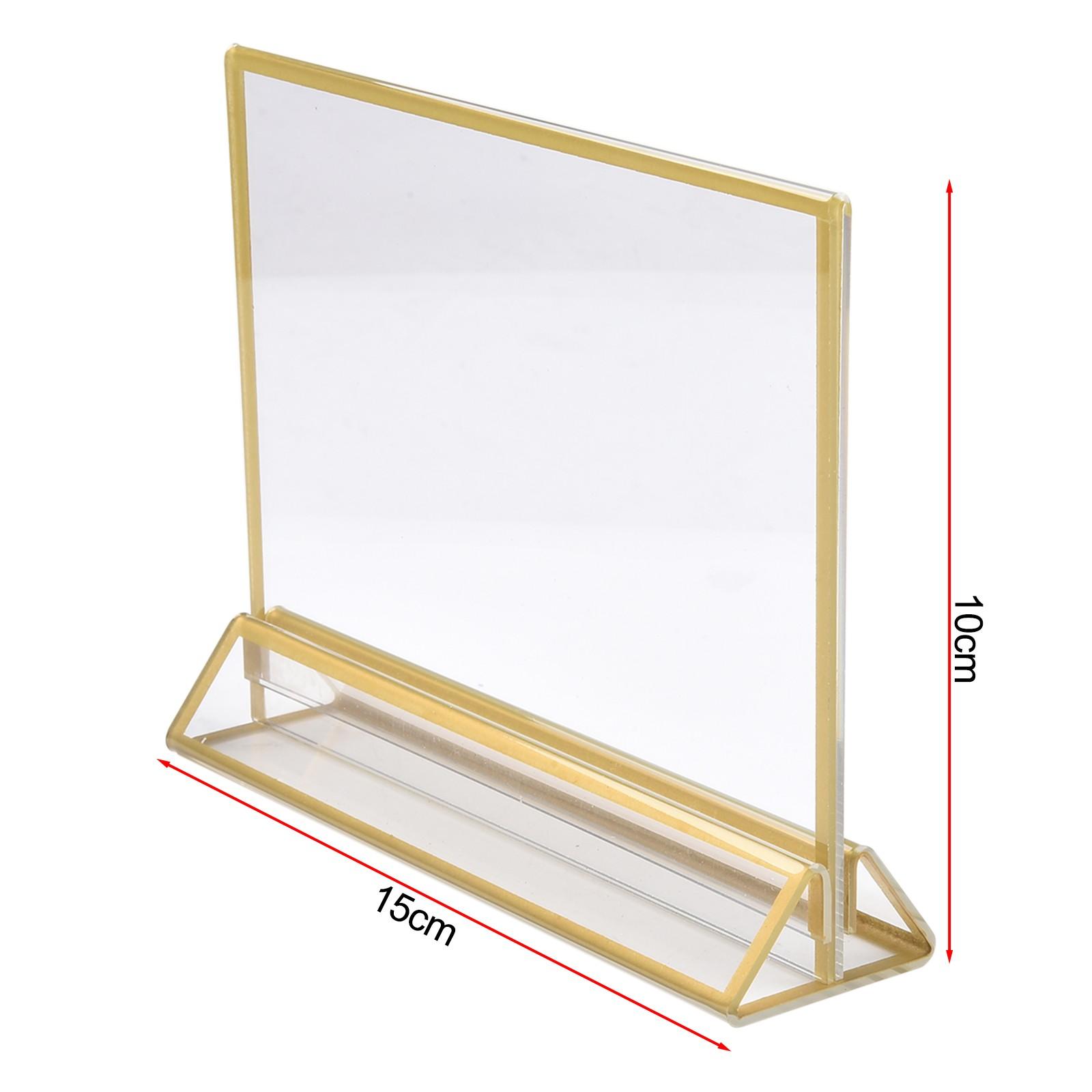

10*15cm/13*18cm/15*21cm Display Stand Easy To Install Transparent 10*15cm