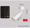 Adjustable Surface-Mounted Spotlight, 3-60° Beam Angle, Extendable, Ceiling Recessed Downlight for Restaurants and Tea Rooms