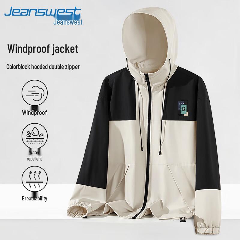 

Мужская ветрозащитная водоотталкивающая куртка с капюшоном Jeanswest XL