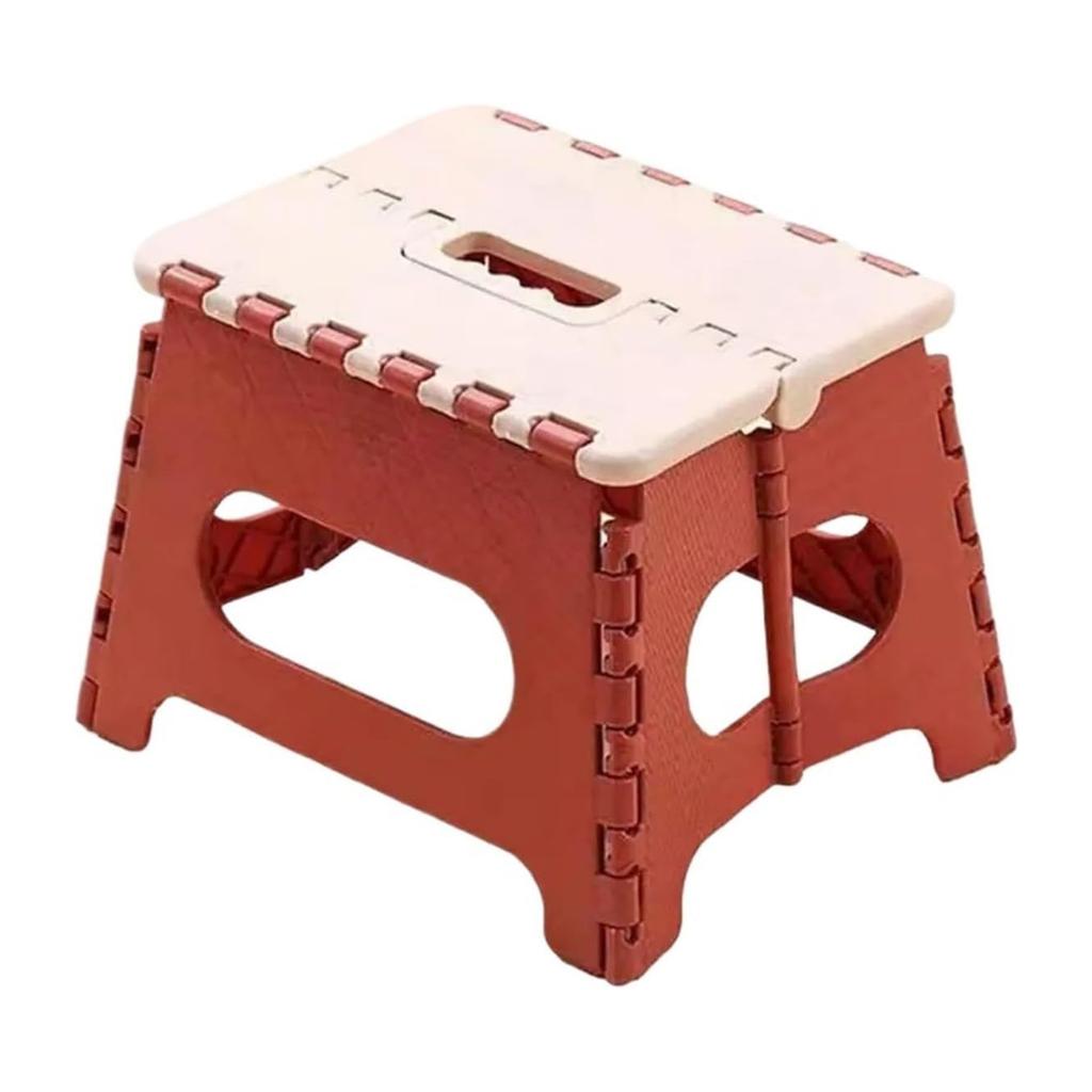 Folding Footstool, Cute Bathroom Chair, Compact Seating Furniture, Adult Folding Footstool
