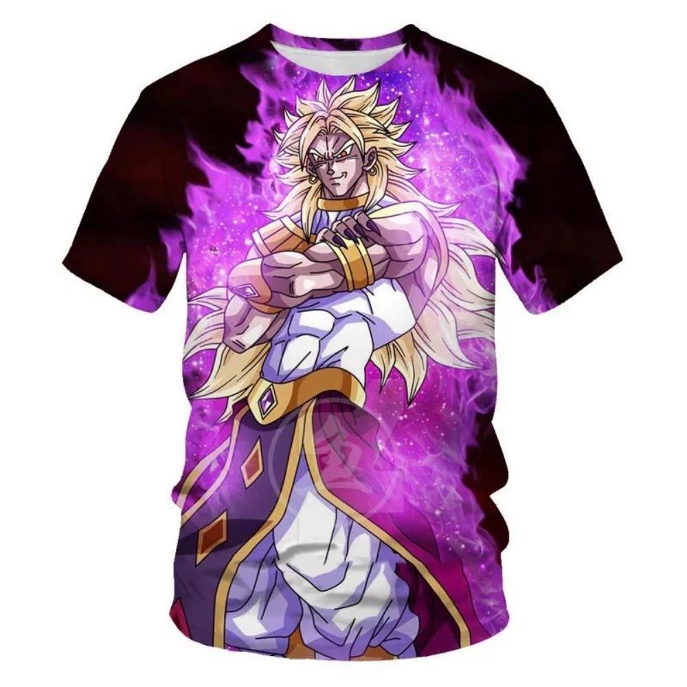 Anime Dragon Ball Son Goku 3D Print Kids T Shirt Summer Fashion Casual T-shirt Boy Girl Unisex Children's Clothing Tshirt Tops
