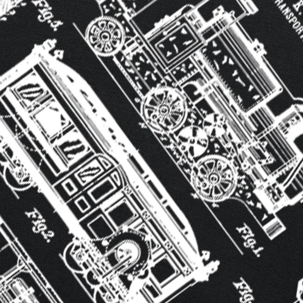 Railroad Railway Steam Train Vintage Patent T Shirts Streetwear Short Sleeve Birthday Gifts Summer Style T-shirt Mens Clothing