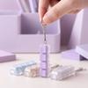 4 Keys Button Keyboard Fidget Keychain Funny Pendant Fidget Clicker Toy  Bag Key Decor