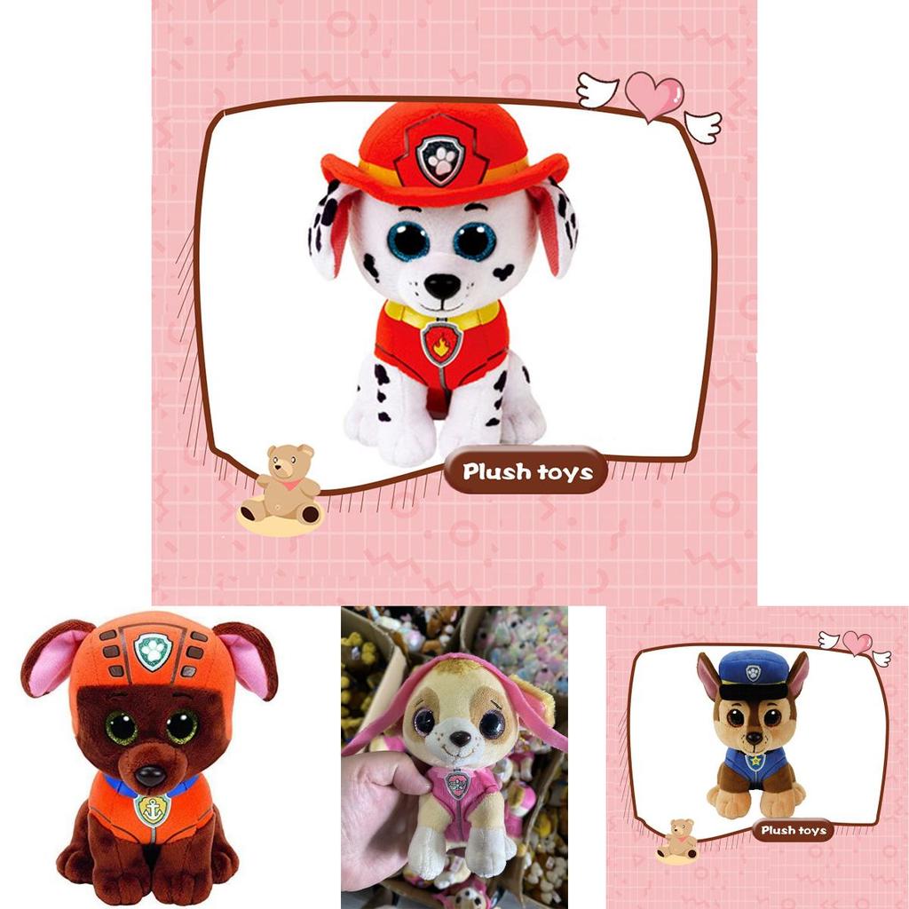 Adorable Paw Patrol Dog Plush Toy Featuring Beloved Characters Marshall Rubble Chase Rocky