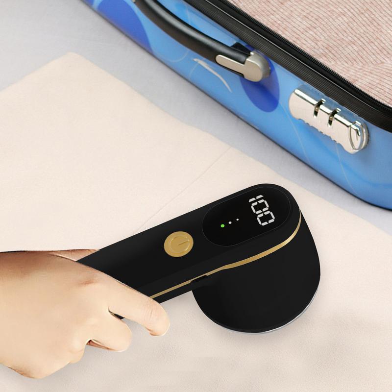 Rechargeable Lint Remover Type-C Charging Rechargeable Hair Ball Trimmer For Clothes Portable 3 Speed Intelligent Digital Displa
