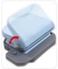 6-Hole Round Loose-Leaf Puncher, Student-Friendly, Multi-Hole, Manual, Labor-Saving.