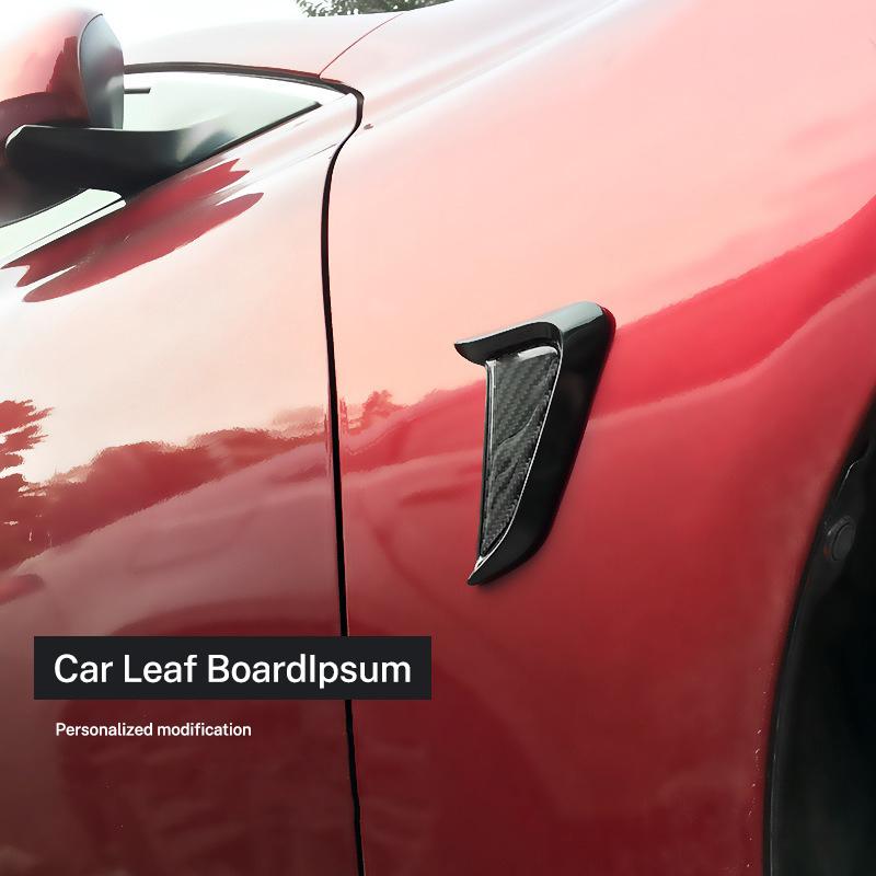 Auto Kotflügel Seitenlüftung Lufteinlass Loch Gitter Aufkleber Auto Zubehör Für Porsche 911 718 Taycan Panamera Cayenne Macan Cayman