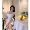 Little Black Dress For Women With Waist Tie And Sleeveless Design For Summer 2025