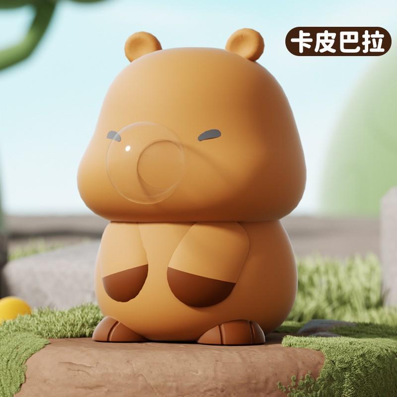 Cute Capybara Animal Spitting Bubbles Squish Squeeze Toy Anxiety Stress Relief Sensory Antistress Toys For Adults Kids Toys Gift