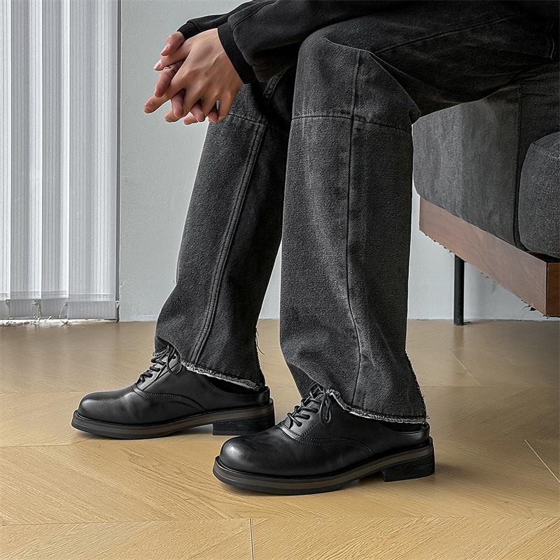 Fashion Black thick soled men's slippers Classic and versatile designer  styles Fashion Party Outdoor Street Quality adult shoes