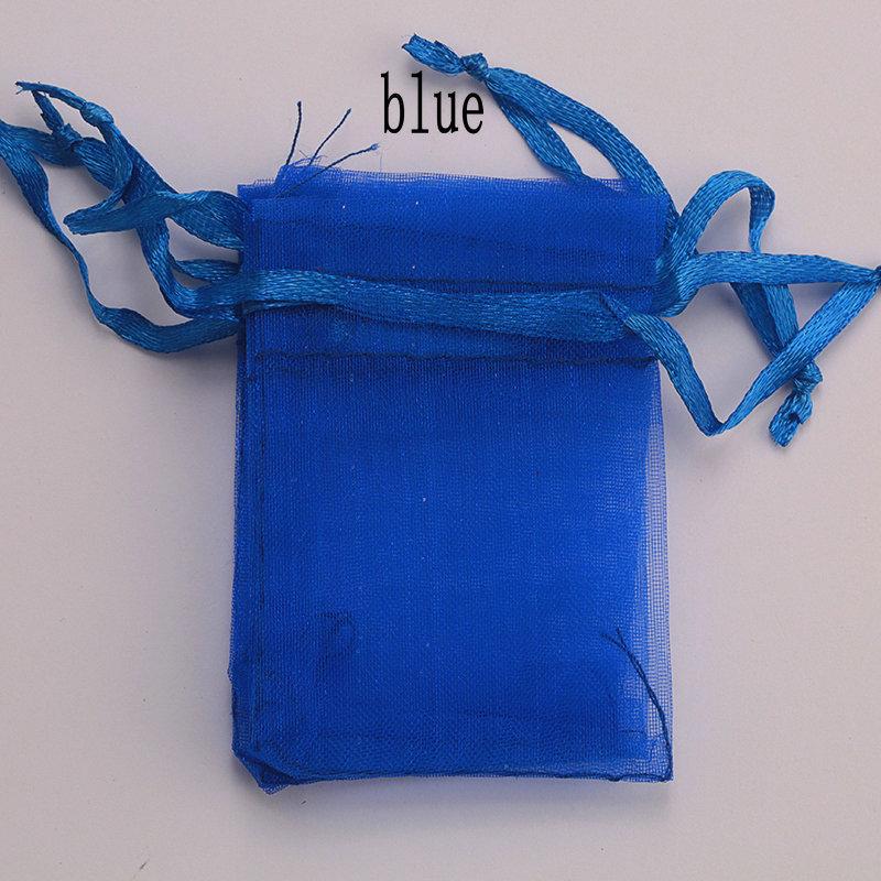 Wholesale 16 color 100pcs/lot 9*12cm organza Christmas wedding gift bags candy bag jewelry packing drawable organza bags&pouch