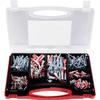 Storage Box - FISCHER - Meister-Box XL - 210 Pieces - Plastic - Black