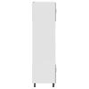 Oven Built In Cabinets 2 Pcs Porto Series Concrete Grey Particleboard