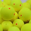 MNFT 20Pcs Fishing Floats Balls, Ultra-Light EPS Foam Buoyancy Ball Yellow Fishing Float Bait  Accessories