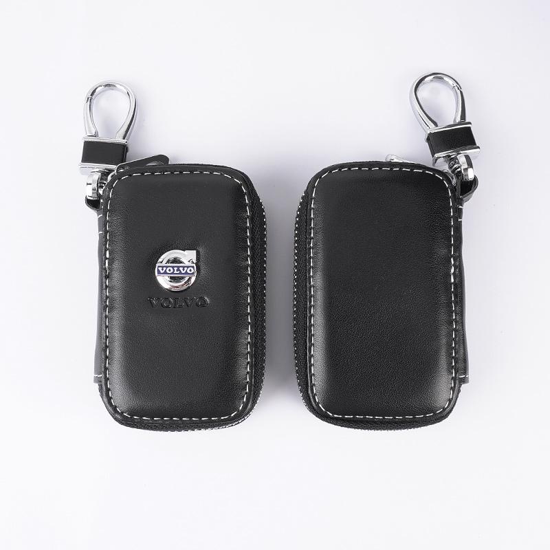 Leder Autoschlüssel Hülle Schutz Auto Schlüssel Tasche Schlüsselanhänger Abdeckung Für Volvo S60 S90 XC40 XC60 XC90 V60 V90 EX40 V40 V50 V70 C30 T5 T6 ars222