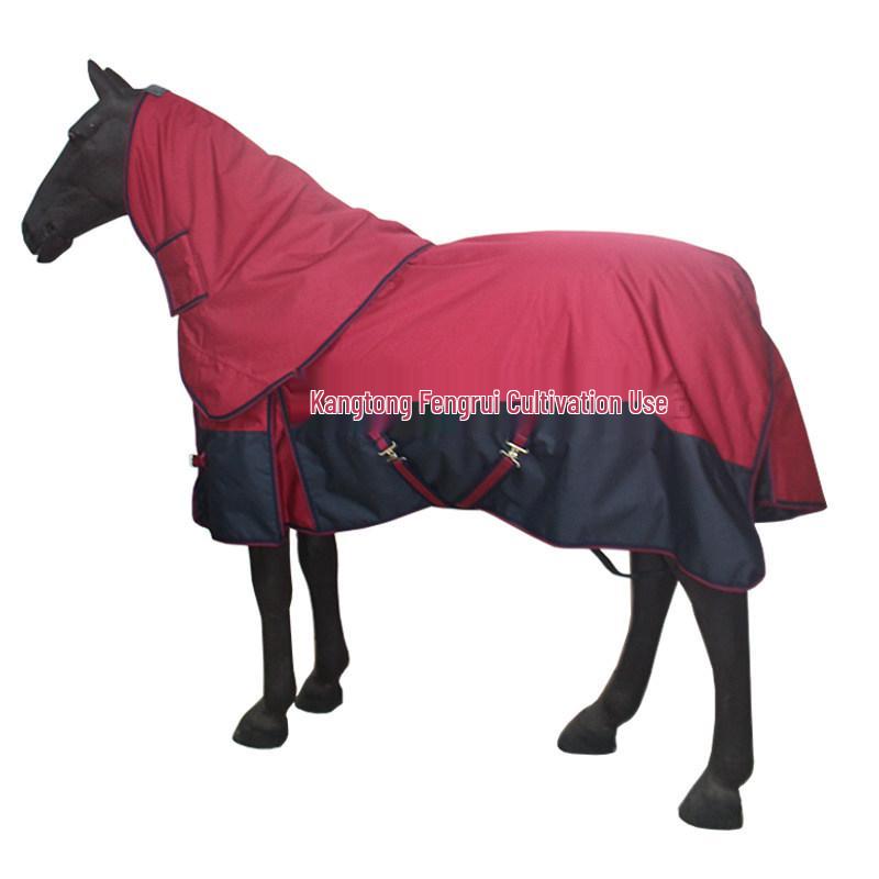 600D Winter Horse Rug with Detachable Breathable Neck Warmer
