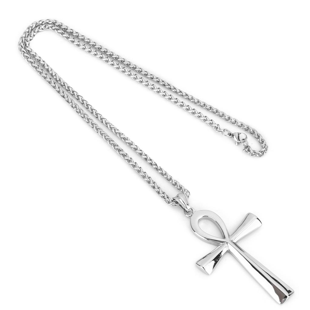 Men Stainless Steel Necklace Chain Exquisite Fashionable Pendant Necklace Accessory Gift