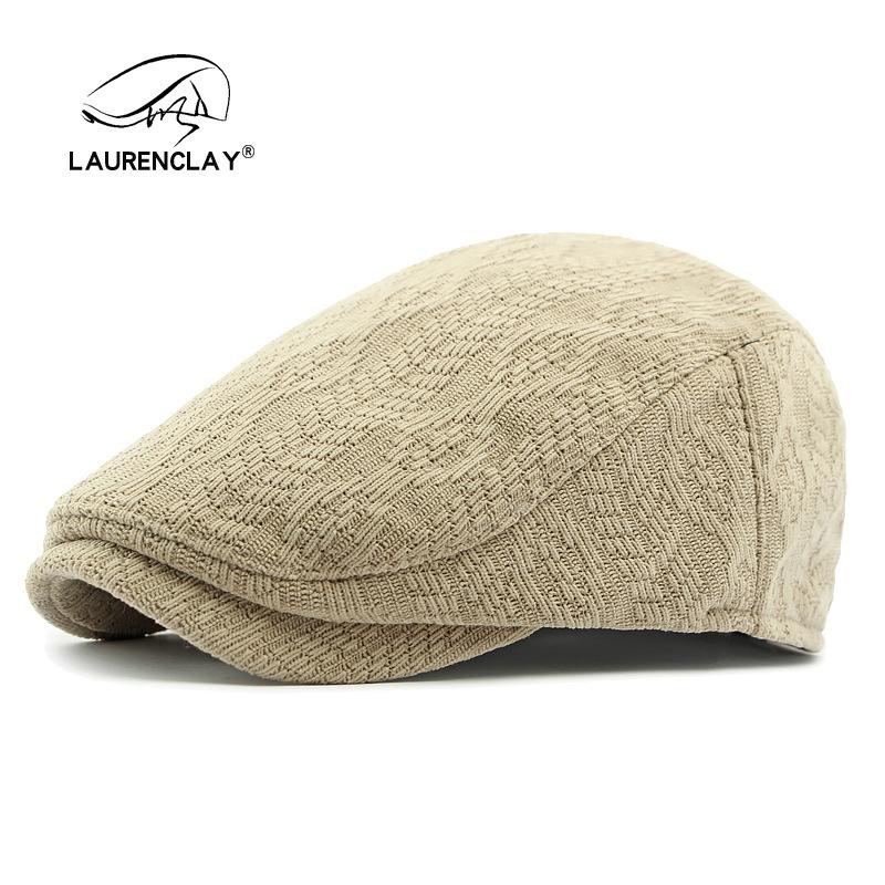 Korean Version of Fashion Knitted Hat Women's Autumn Winter Beret British Retro Literary Cap Casual Forward Hat Men