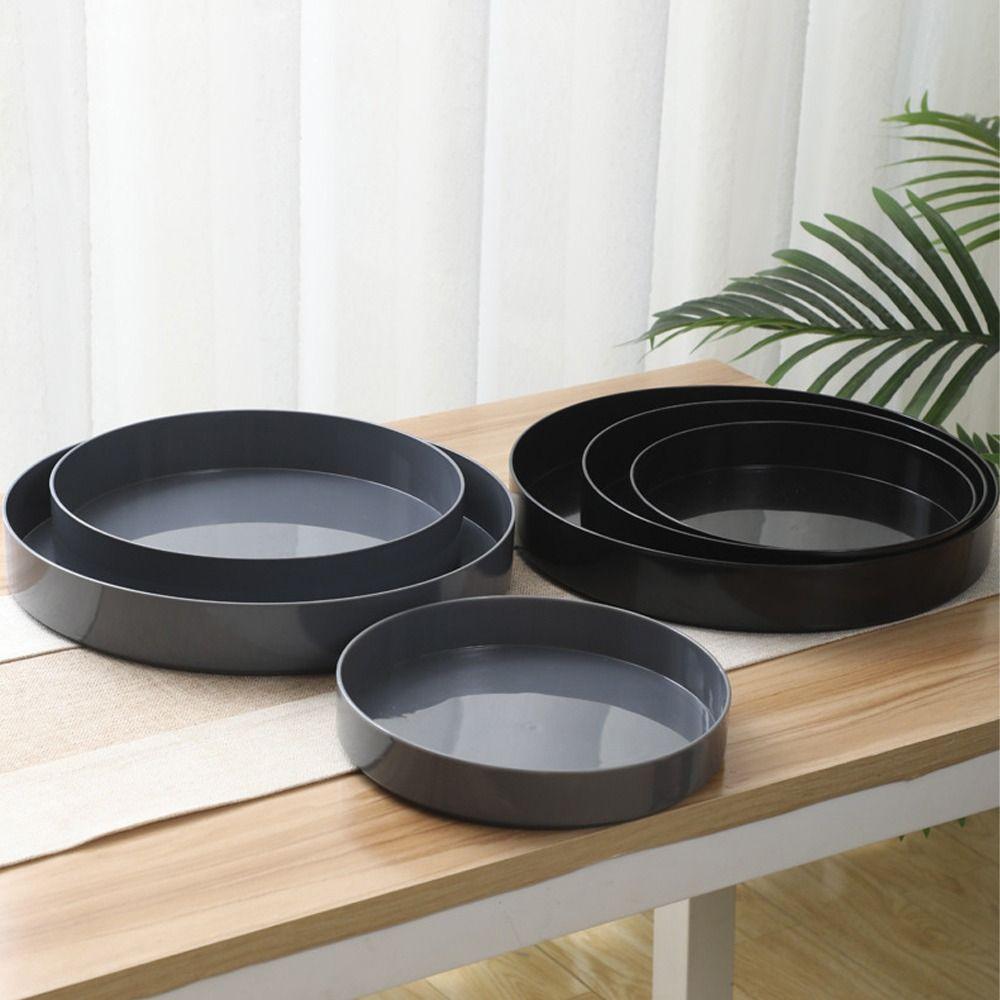 Large Flower Container Round Plastic Flower Tray Durable Flower Arrangement Tray  Garden Courtyard