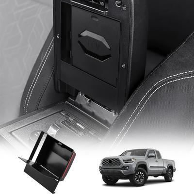 Armrest Center Hidden Storage Box For Toyota Tacoma 2016-2023
