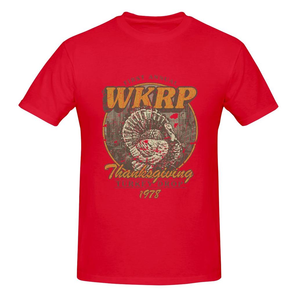 Wkrp Turkey Drop 1978 Loose Tshirt Street Sports Niche Tee