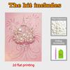 Pearl Bouquet DIY Diamond Art Kits 15.7x19.6inch Gem Art Diamond Painting Kits Without Frame for Adults Gift Idea Home Wall Decor