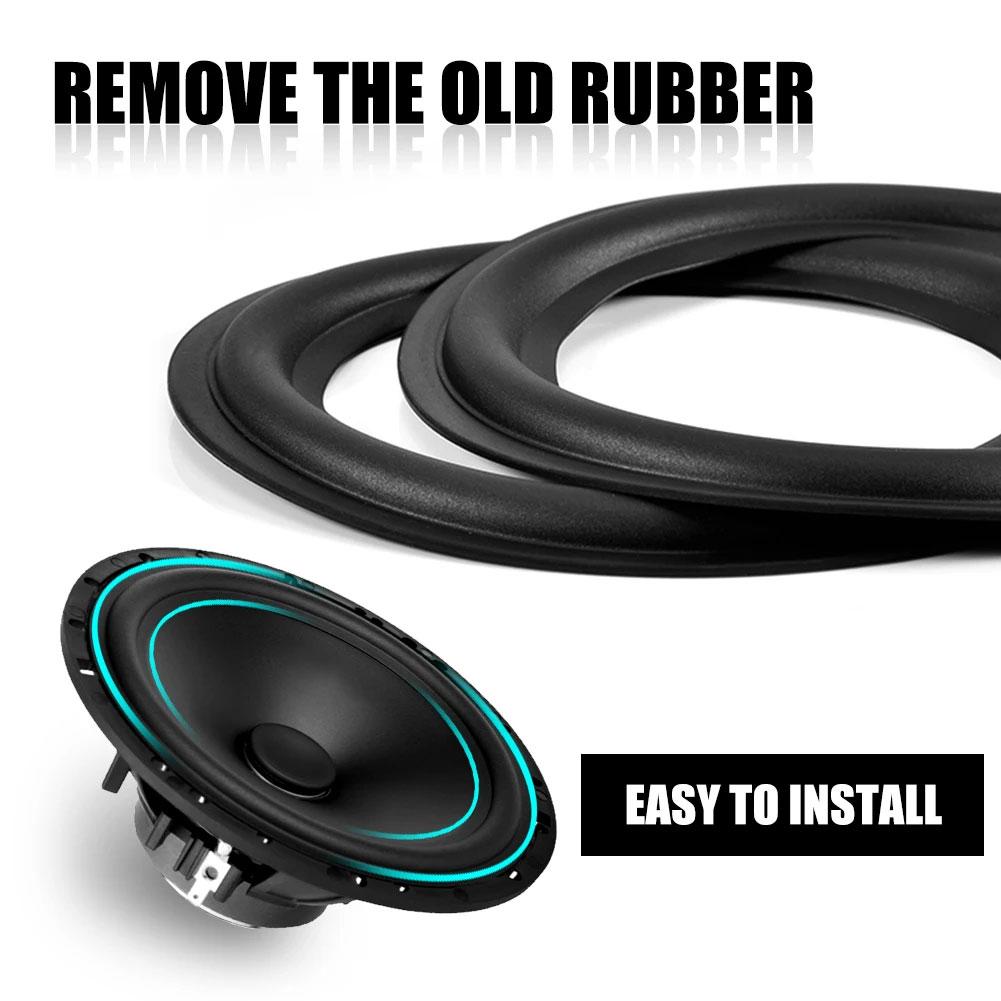 2pcs 6.5" Speaker Foam Surround Repair Kit,Subwoofer Speaker Repair Accessories,For Speaker Repair Or DIY